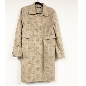 Ideology Tan Long Trench Coat